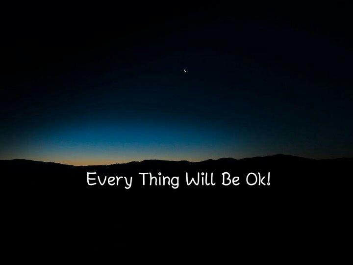 黑夜中的星辰 会联想到黎明前的曙光 every thing will be ok!