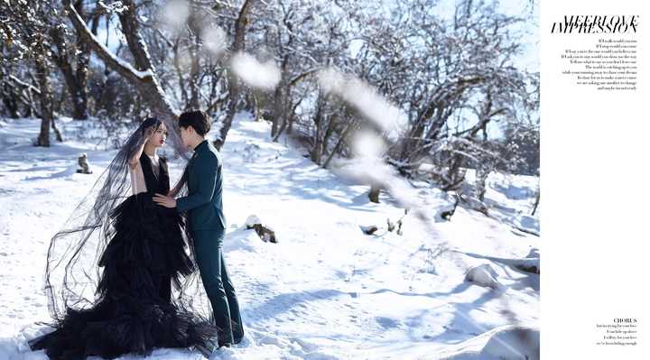 雪景婚纱照有什么特别的?