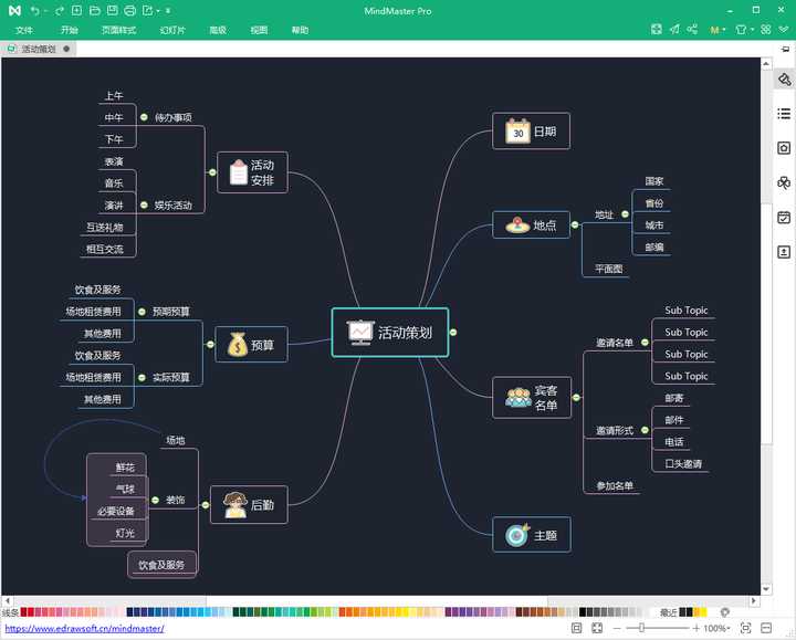 可以发布到思维导图社区,也可以导出成其他文件,如图片,pdf,office