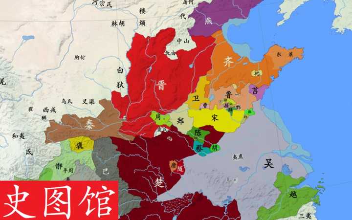 【史图馆】中国历代疆域变化新版7 吴越春秋_哔哩哔哩 (゜-゜)つロ