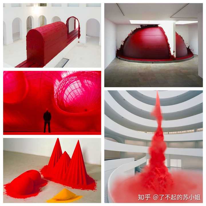 安尼施·卡普尔(anish kapoor)的红色装置作品