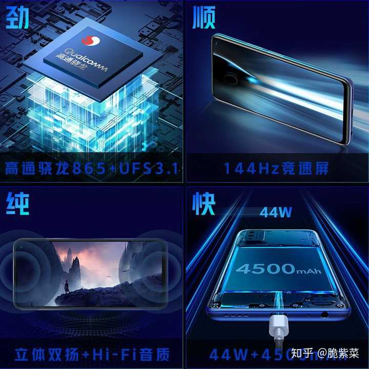 vivo iqoo neo3 5g 8gb 128gb 夜幕黑 高通骁龙865 144hz竞速屏 立体