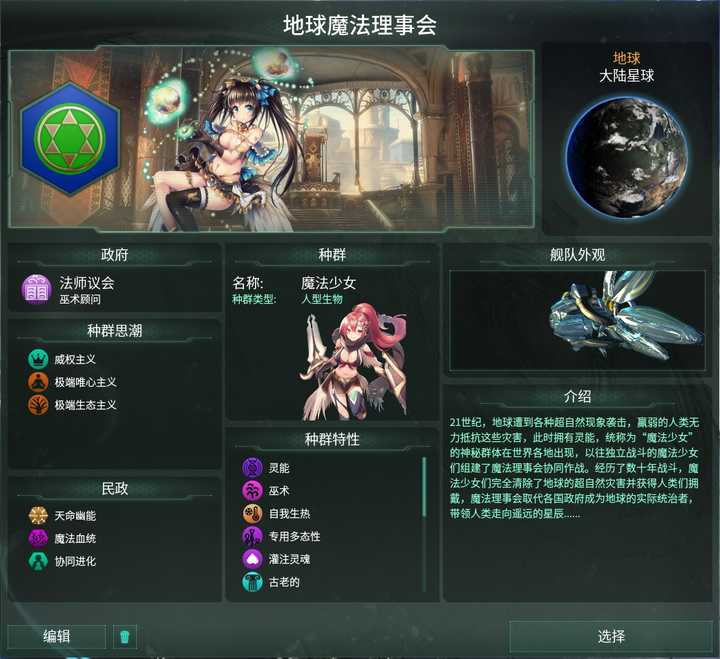 你在群星stellaris里捏过什么国家和种族