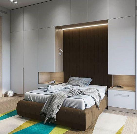 卧室中床头的那面墙应该怎么设计才有质感?