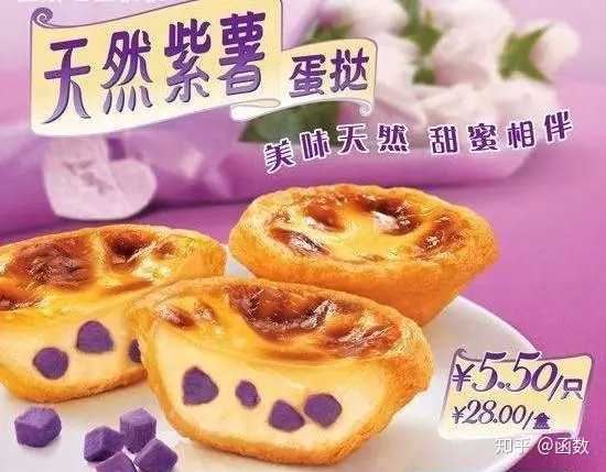 天然紫薯蛋挞