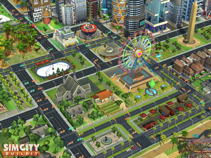 建筑师,规划师玩 simcity buildit(模拟城市建造)是种