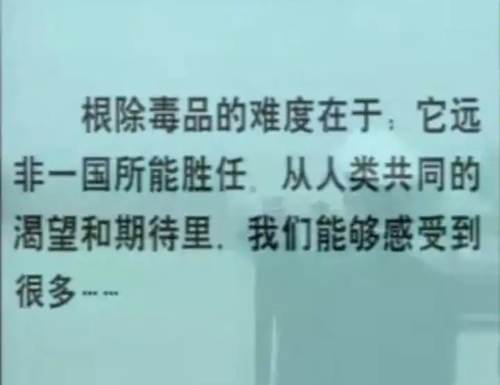 不然怎么对得起那些为禁毒事业牺牲的人.