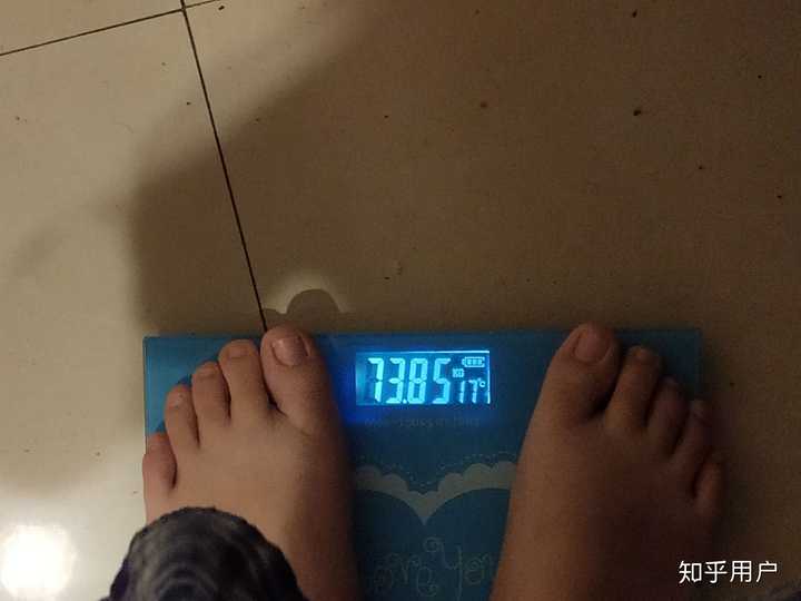 今日早起体重:73.85