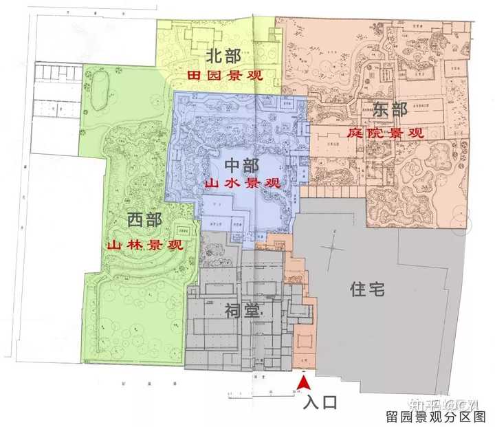 留园平面图(来源于网络)