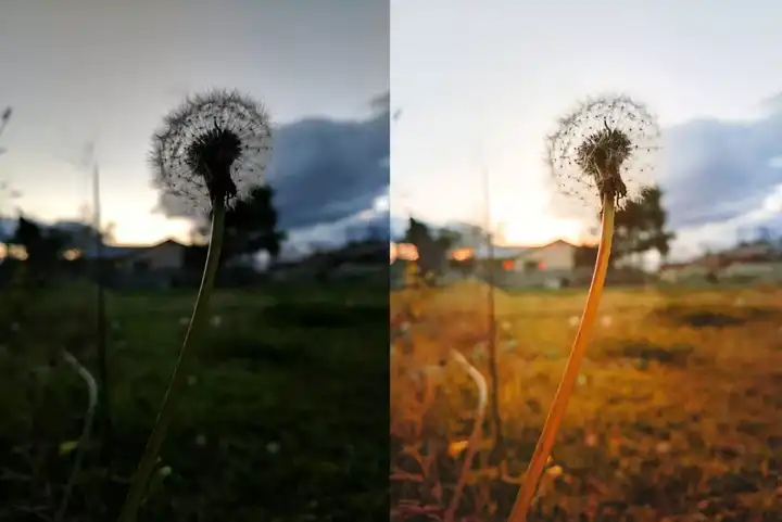 尤其傍晚拍摄时,由于光线不足很容易造成曝光不足.