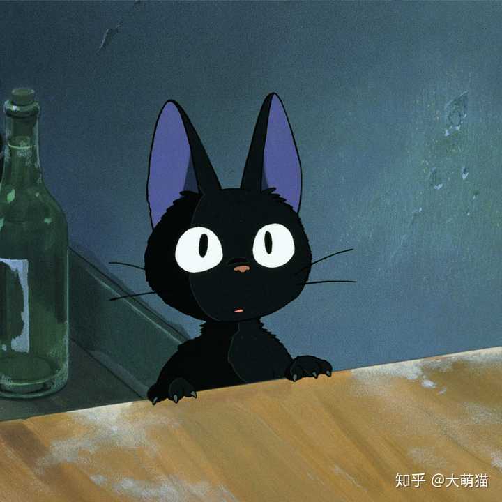 魔女宅急便里的小黑猫  吉吉,一只会说话且有脾气的小黑猫