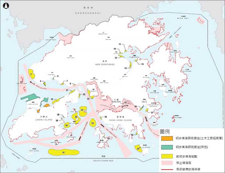 香港行政区面积小,城市用地狭窄,为何不向北建设新市区,却只是填海?
