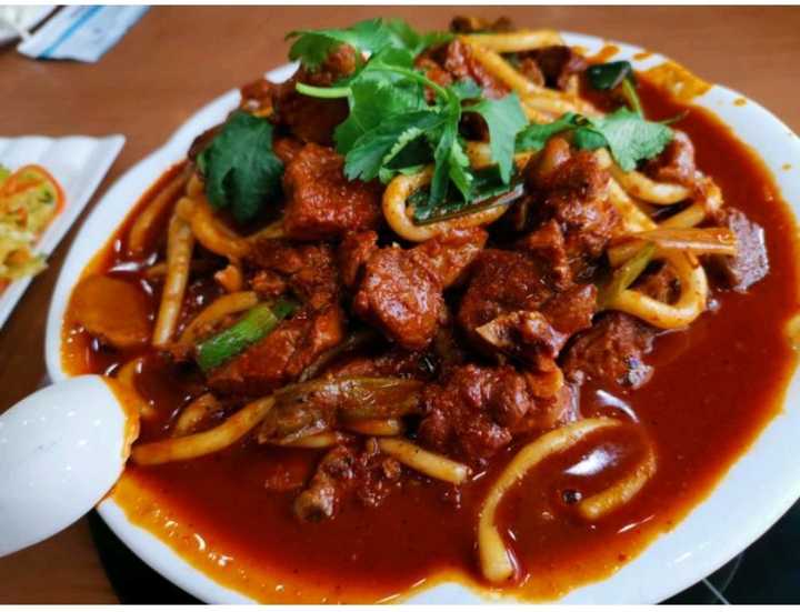 爆炒羊羔肉