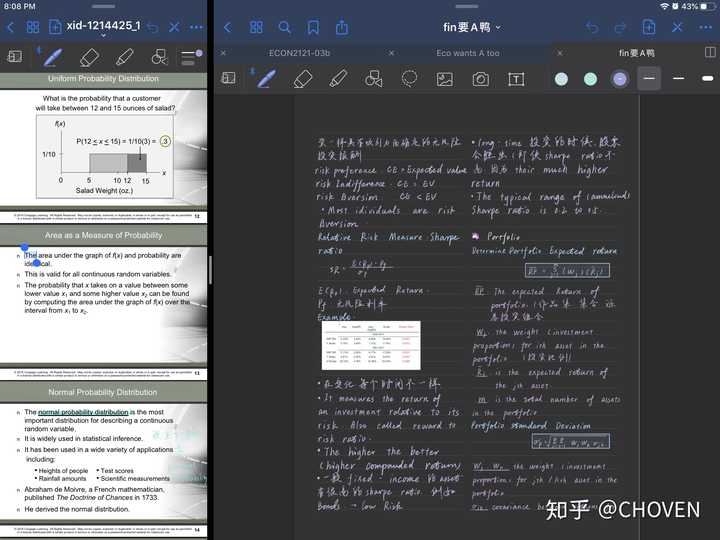 goodnotes,noteshelf 用goodnotes做出来的笔记可以有多好看?