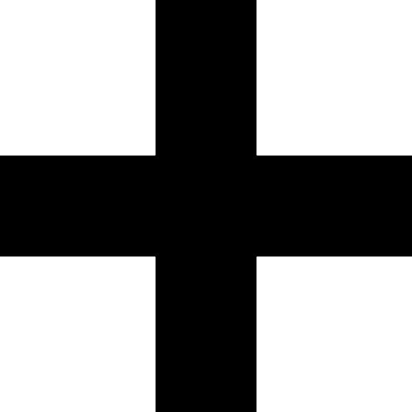 希腊十字正十字架,等臂十字架,为希腊东正教所用.