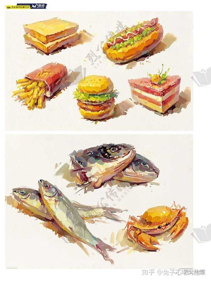 求适合高中美术生的静物水粉范画书?