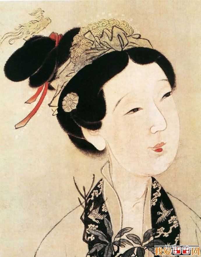 唐伯虎仕女图就是典型的