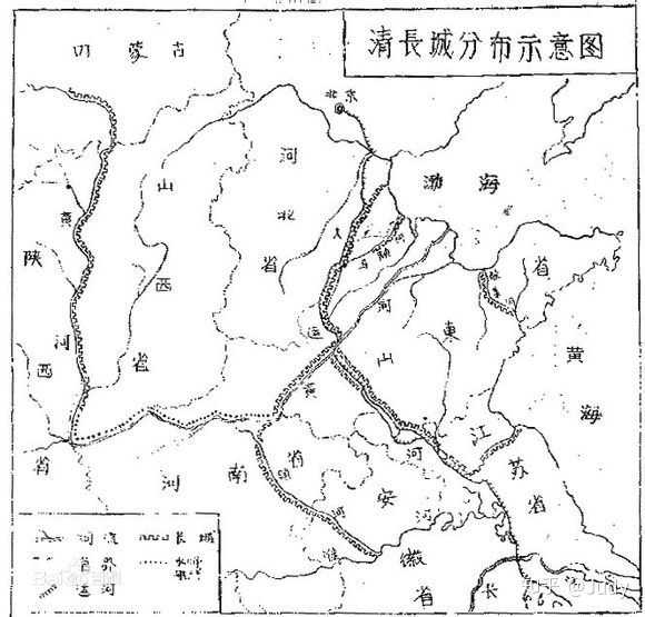 中国各段长城包括汉长城明长城都分布在哪儿请给出遗址具体位置可以吗