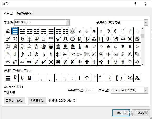 unicode 字符集中有哪些神奇的字符?