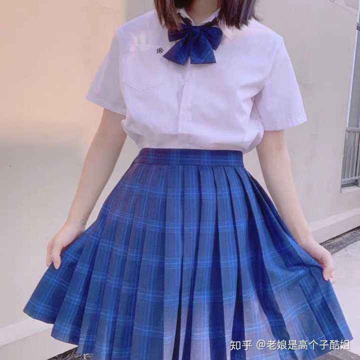 有没有蓝色系的jk制服哇请看下方↓?