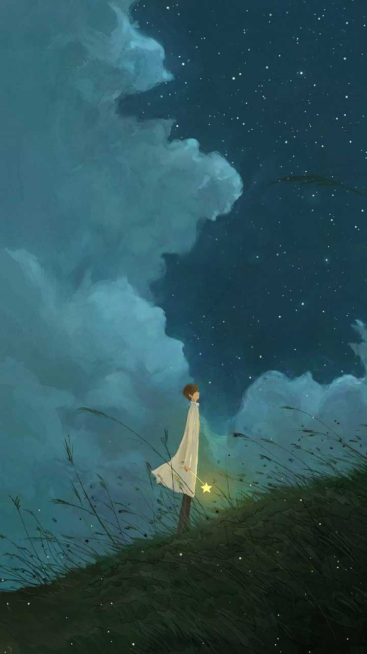 星空下的人儿