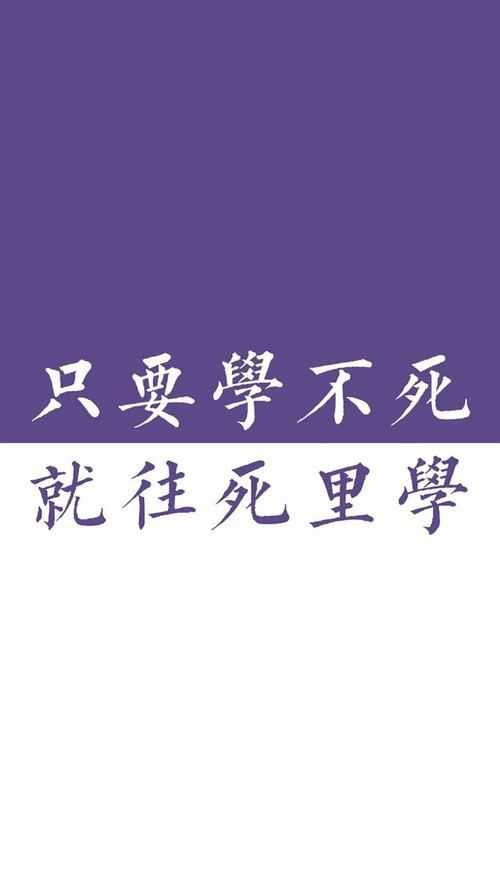 有让人一看图就放下手机学习的壁纸吗?