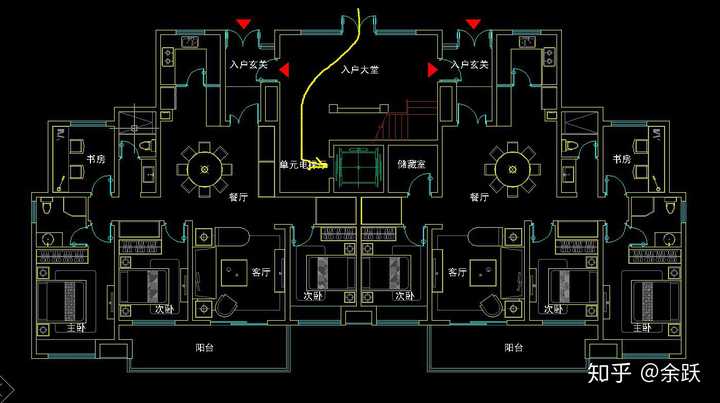 电梯入户一楼住户(比如叠墅叠下)隐私怎么解决?