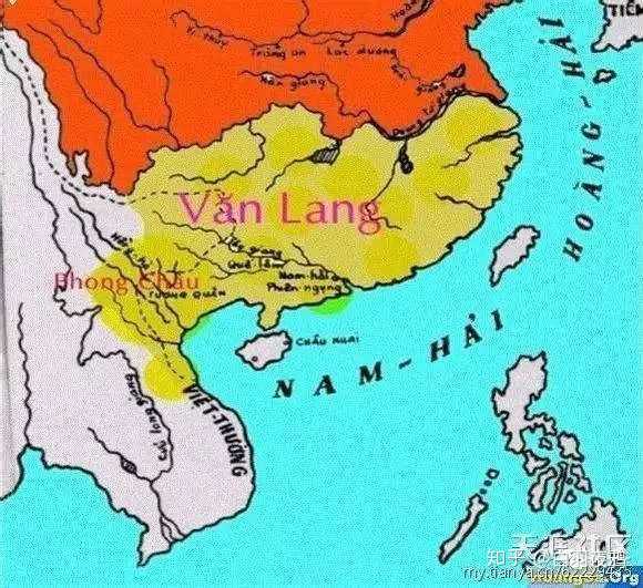 越南教科书上的历史版图