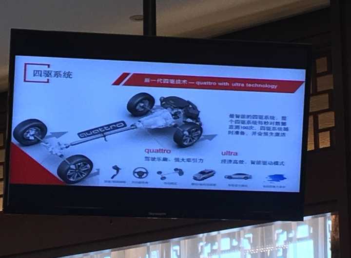 在国内版本a5的介绍中明显不应出现的quattro ultra