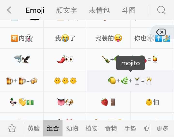 有没有可以聊天用的可爱有趣的emoji表情组合?