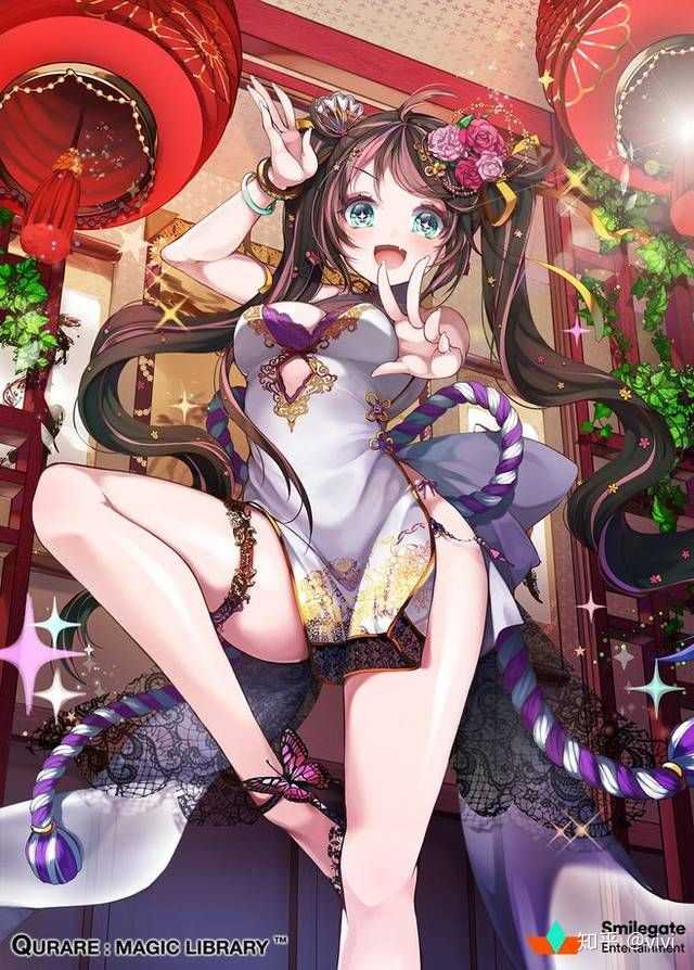 二次元旗袍一般都开衩到哪