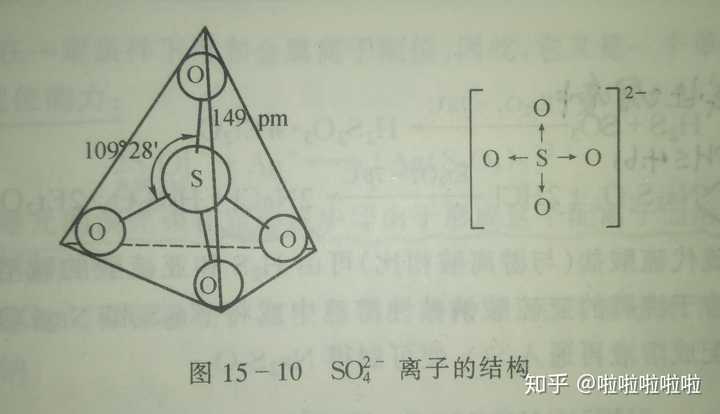 硫酸根离子中有π键吗