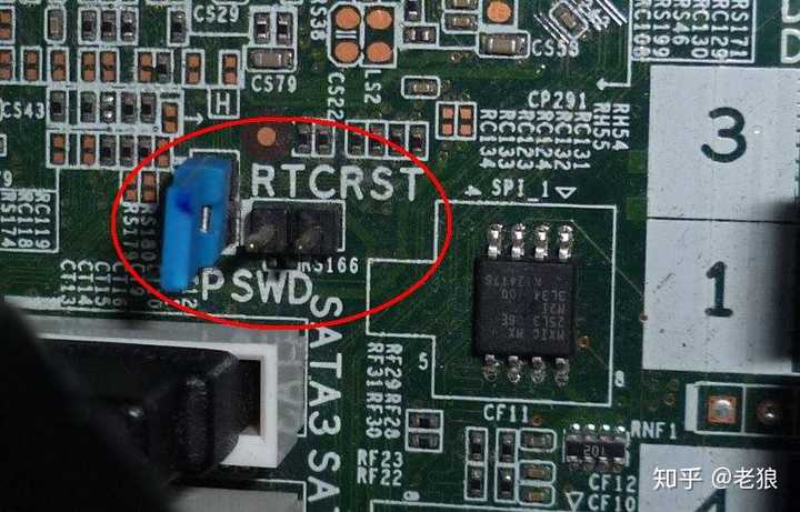 cmos清除 大家清除cmos,需要设置rtc_rst跳线.在主