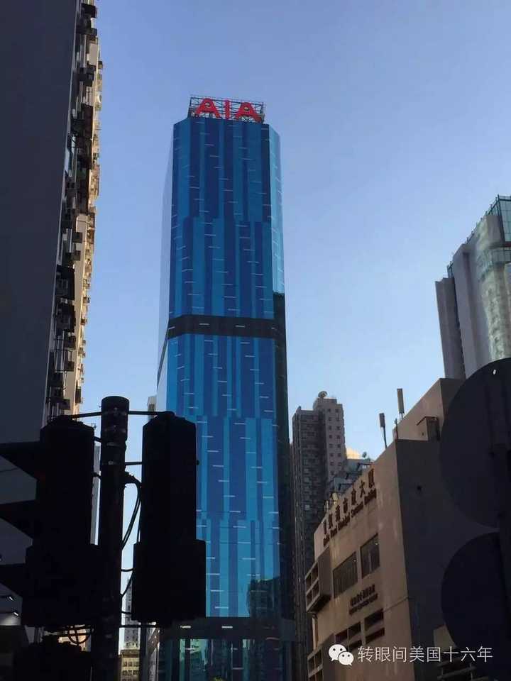 位于香港炮台山的友邦大厦 (josh 摄于 7/29/2016 hk)