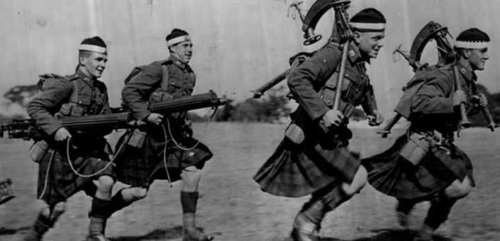 一战中的苏格兰士兵