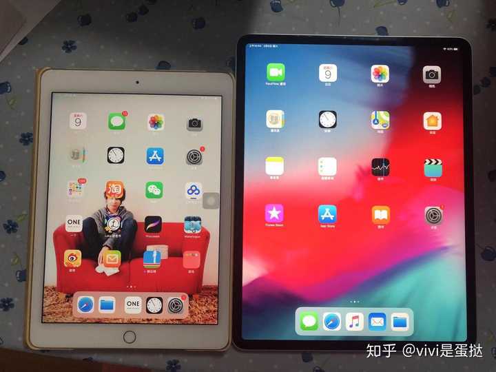 看需求,我有两个ipad,一个ipad air2,一个ipad pro 12.9寸