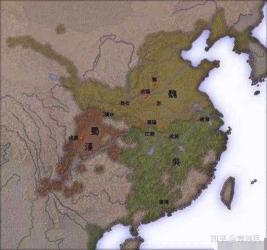 为什么天下十三州占其九的魏国和蜀汉东吴的领土面积看起来差不多?