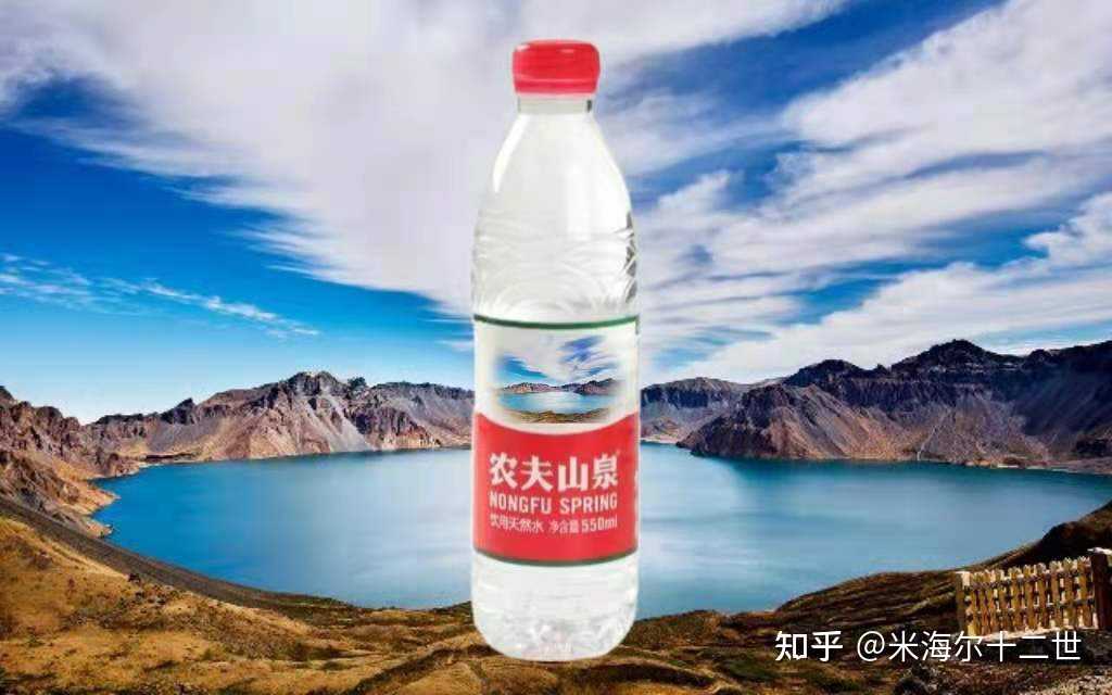 米海尔十二世 的想法: 农夫山泉,取用长白山泉水,天然