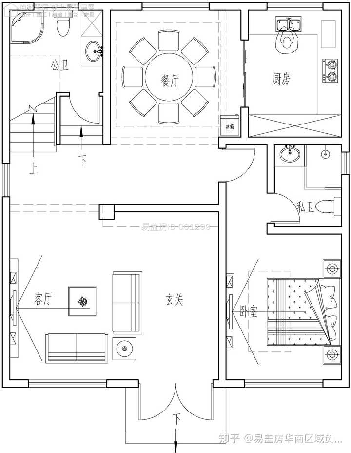 长10宽7米房子设计图_南通好房网户型图大全