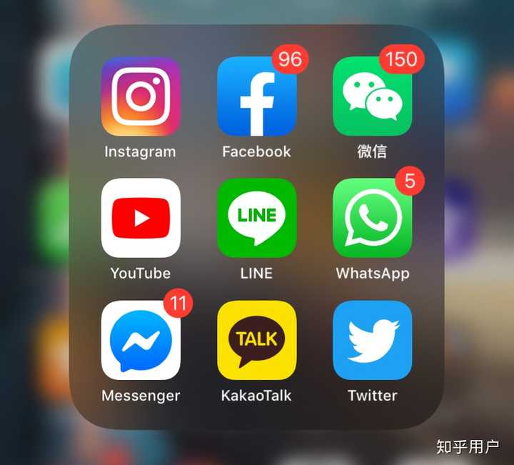 这样你就可以用messenger(facebook旗下的聊天软件),whatsapp,snap