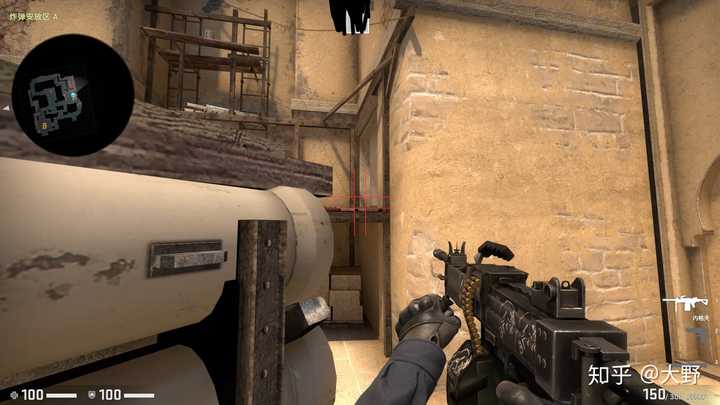 如何使用《cs:go》的内格夫?