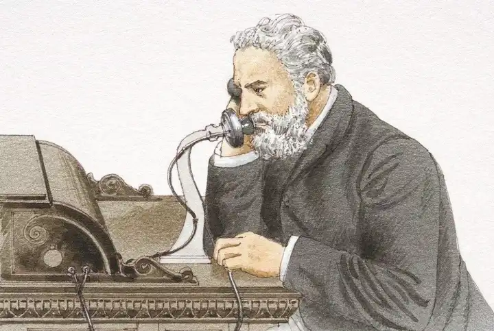 这个贝尔,就是 亚历山大·格拉汉姆·贝尔(alexander graham bell)