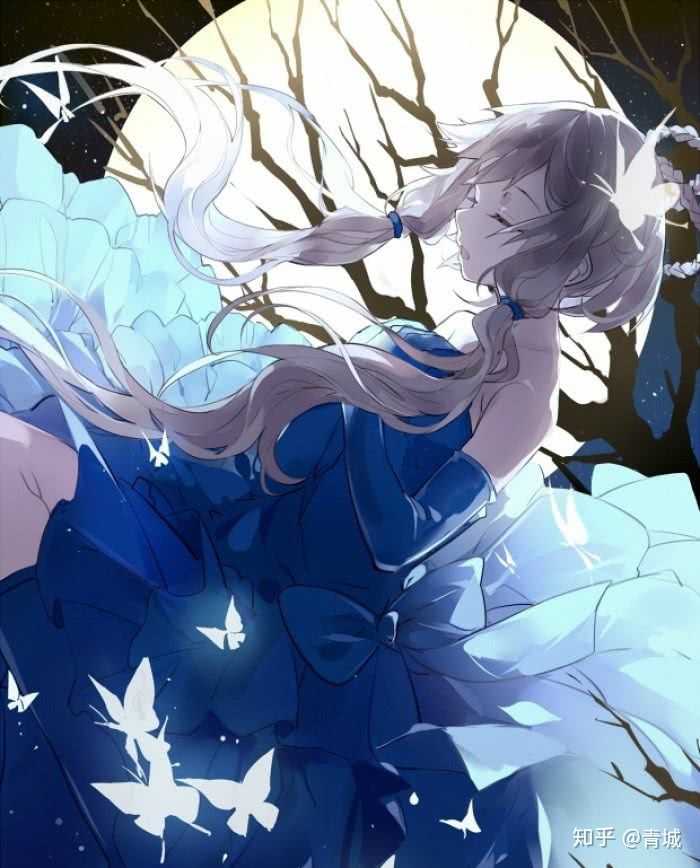 有没有很有韵味的蓝色动漫头像?
