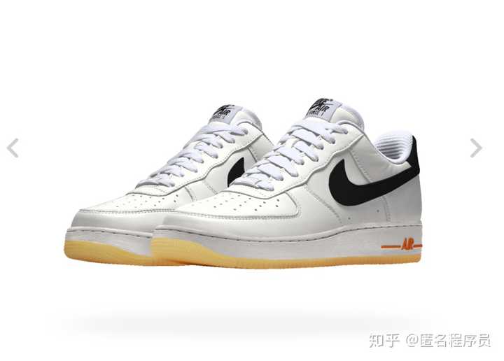 nike air force1有白底黑勾吗?