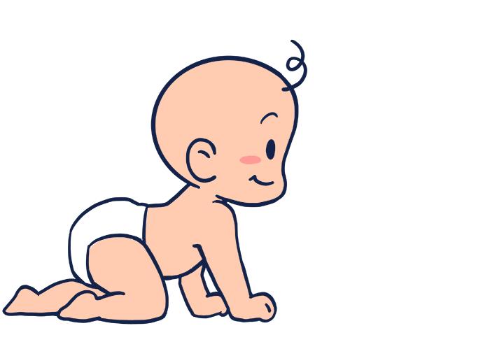 婴儿一般什么阶段才可以爬行?