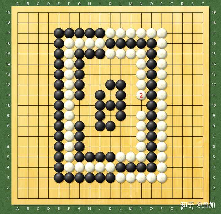 白棋用「环绕法」破解黑方「模仿棋」