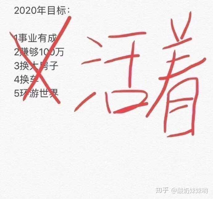 2020有给自己定小目标吗?