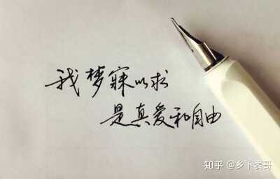 郑钧的,我梦寐以求,是真爱和自由.这几个字怎么设置成