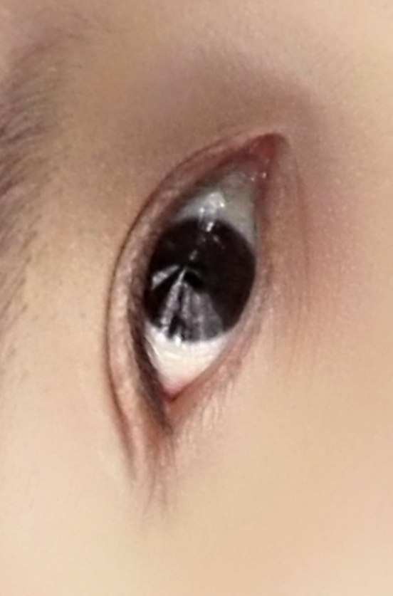 p4仅脸部打底,眉毛眼睛都没画,就酱咯.