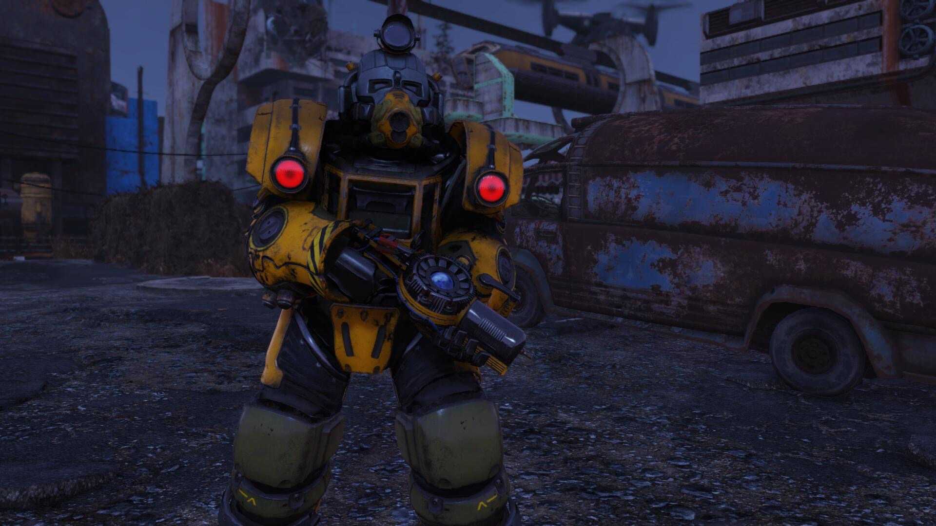 fallout76# 挖掘动力装甲 特斯拉步枪